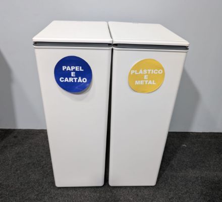 Ecopoint Touch 2x40L Conectable Blanco Morandi 
